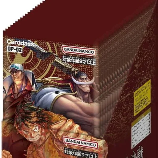 {box}japanese one piece tcg: paramount war op 02