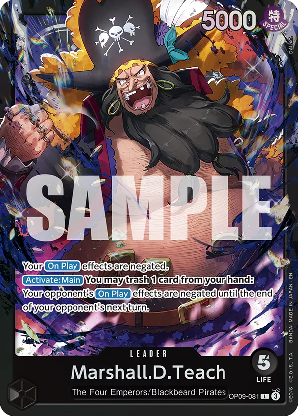 starter deck black marshall.d.teach [st 27]