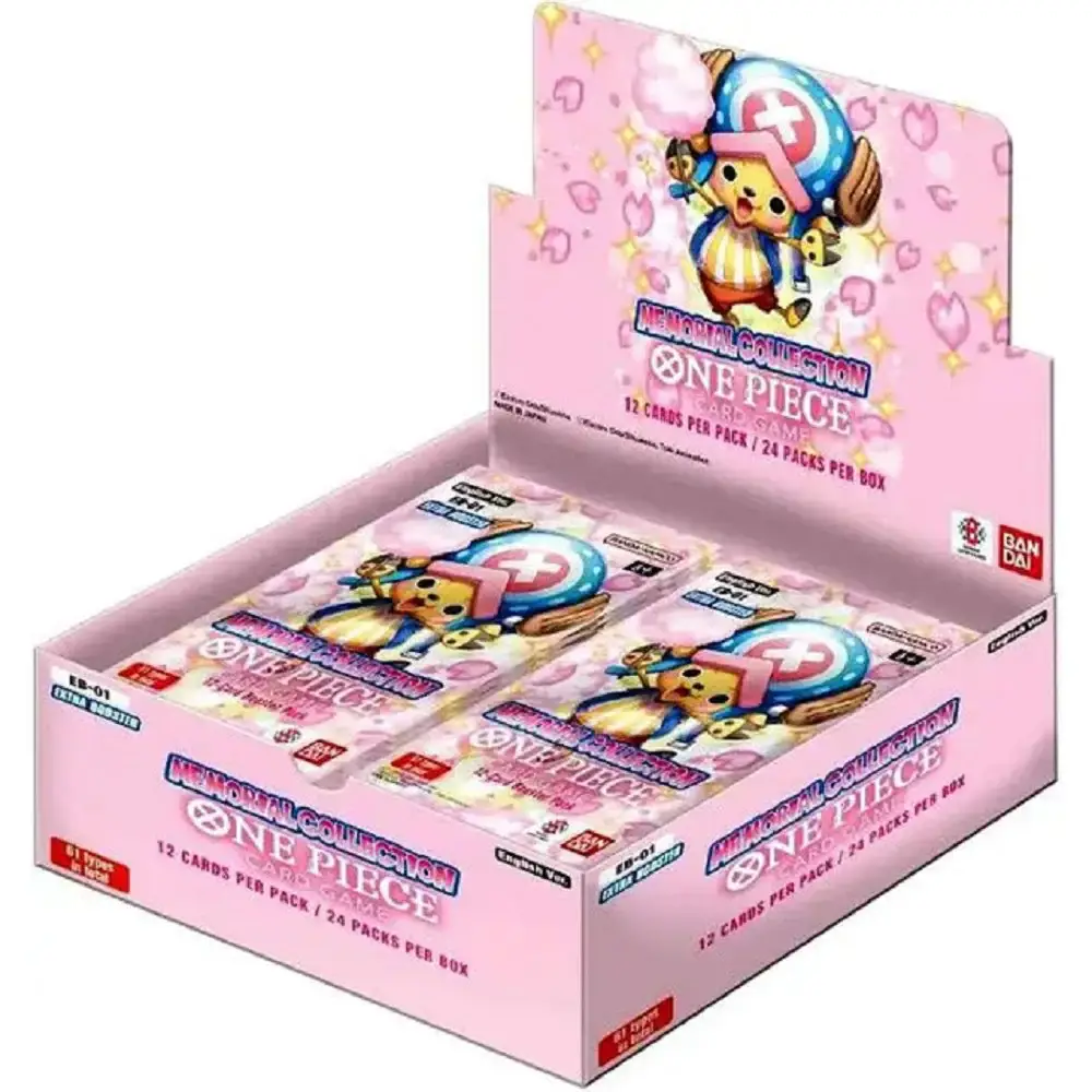 one piece trading card game memorial collection extra booster box eb 01