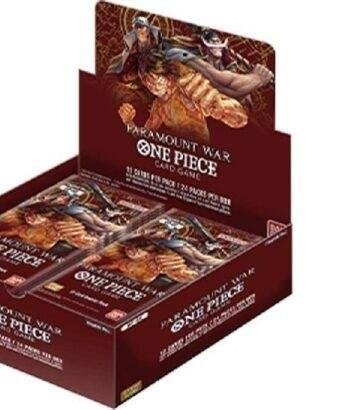 op 02 paramount war sealed case (12 boxes) japanese one piece card
