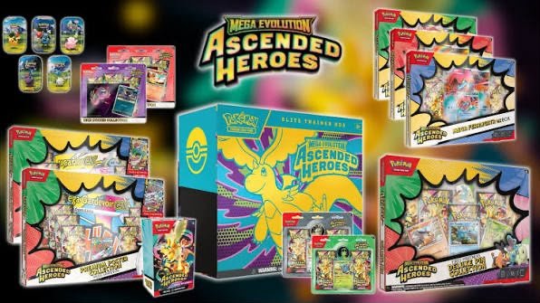 Pokémon Mega Evolution Ascended Heroes products